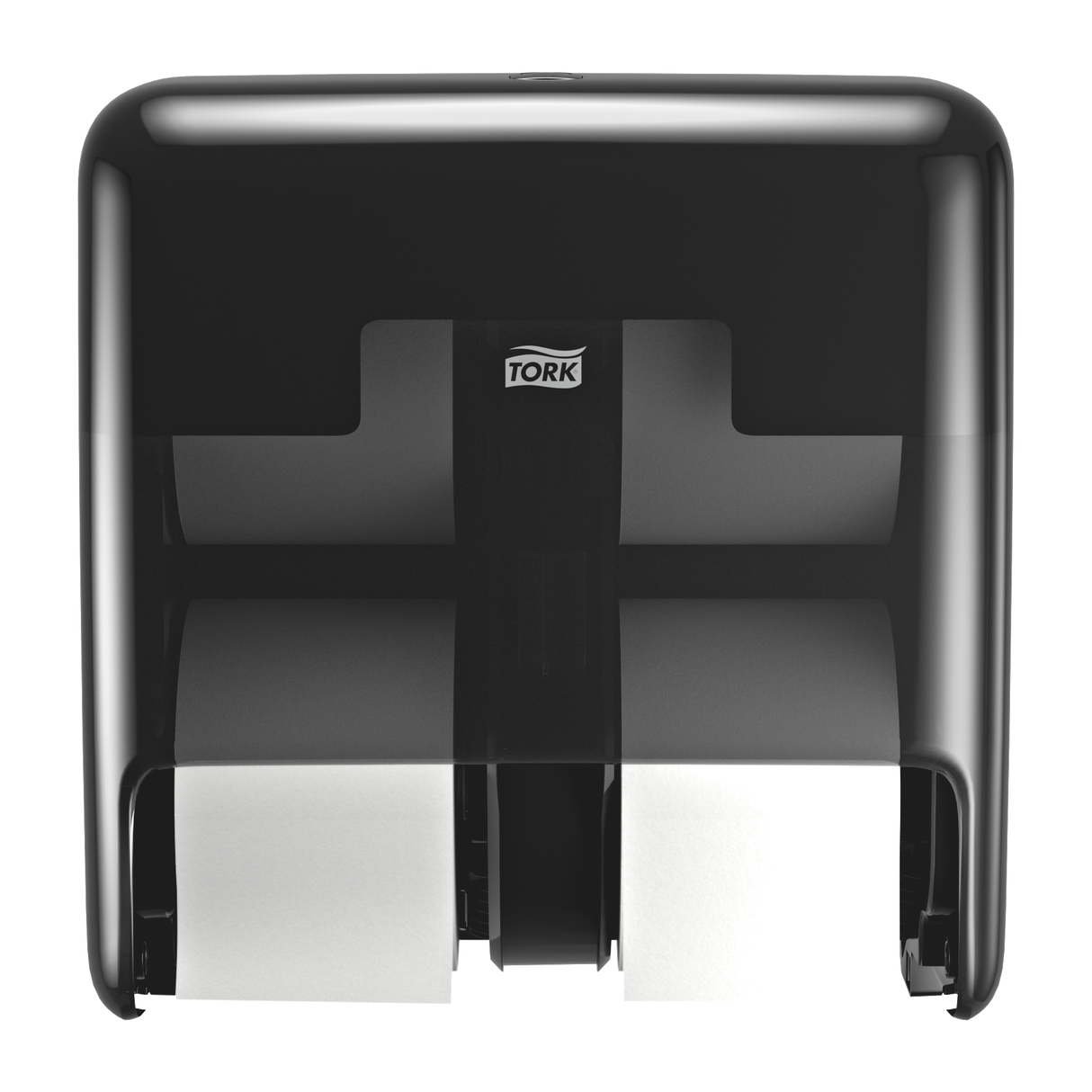 Dispenser, Bath Tissue, 4-Roll, Black, Coreless,1 - 1 EACH