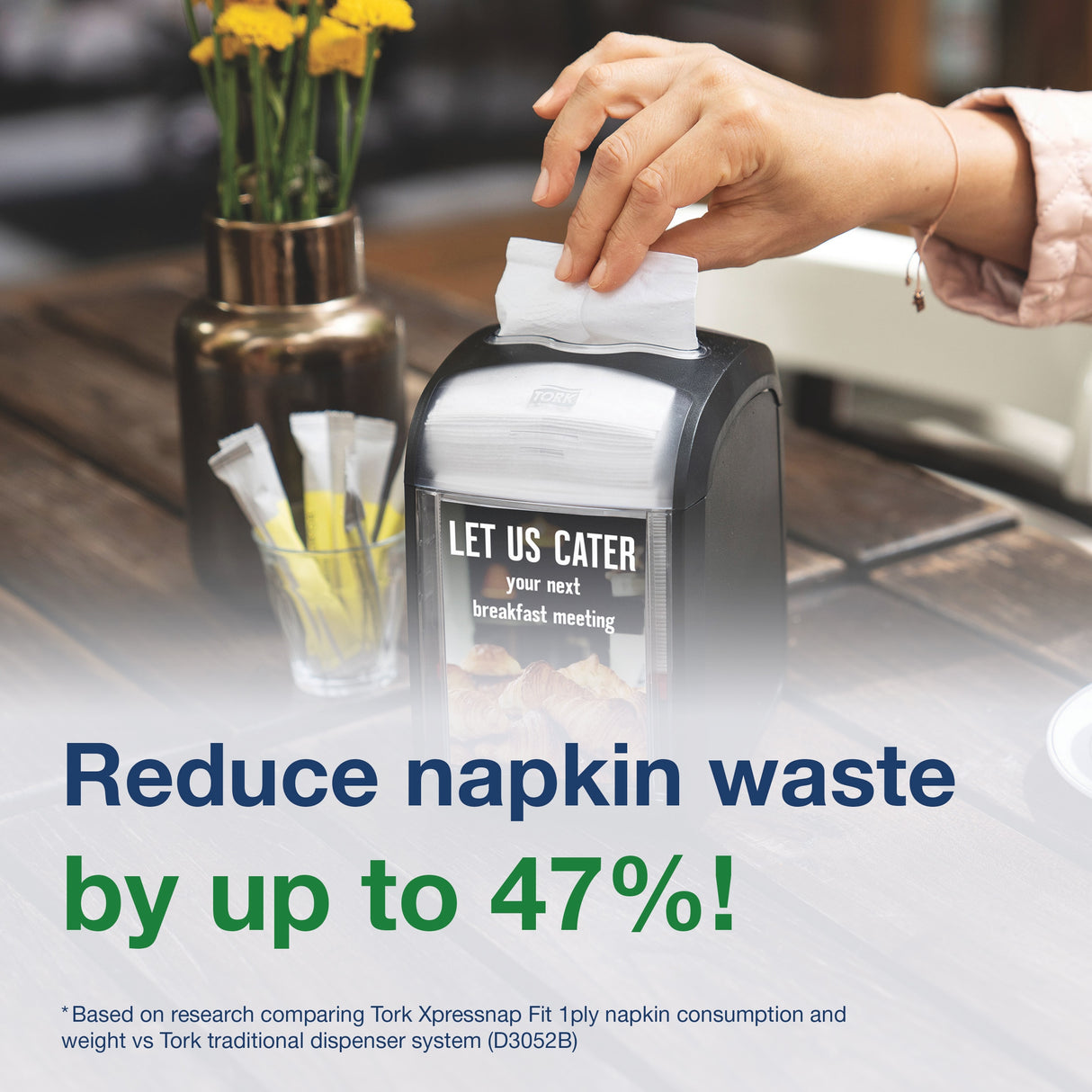 Dispenser, Tabletop Napkin, Xpressnap, Black,4 - 1 EACH