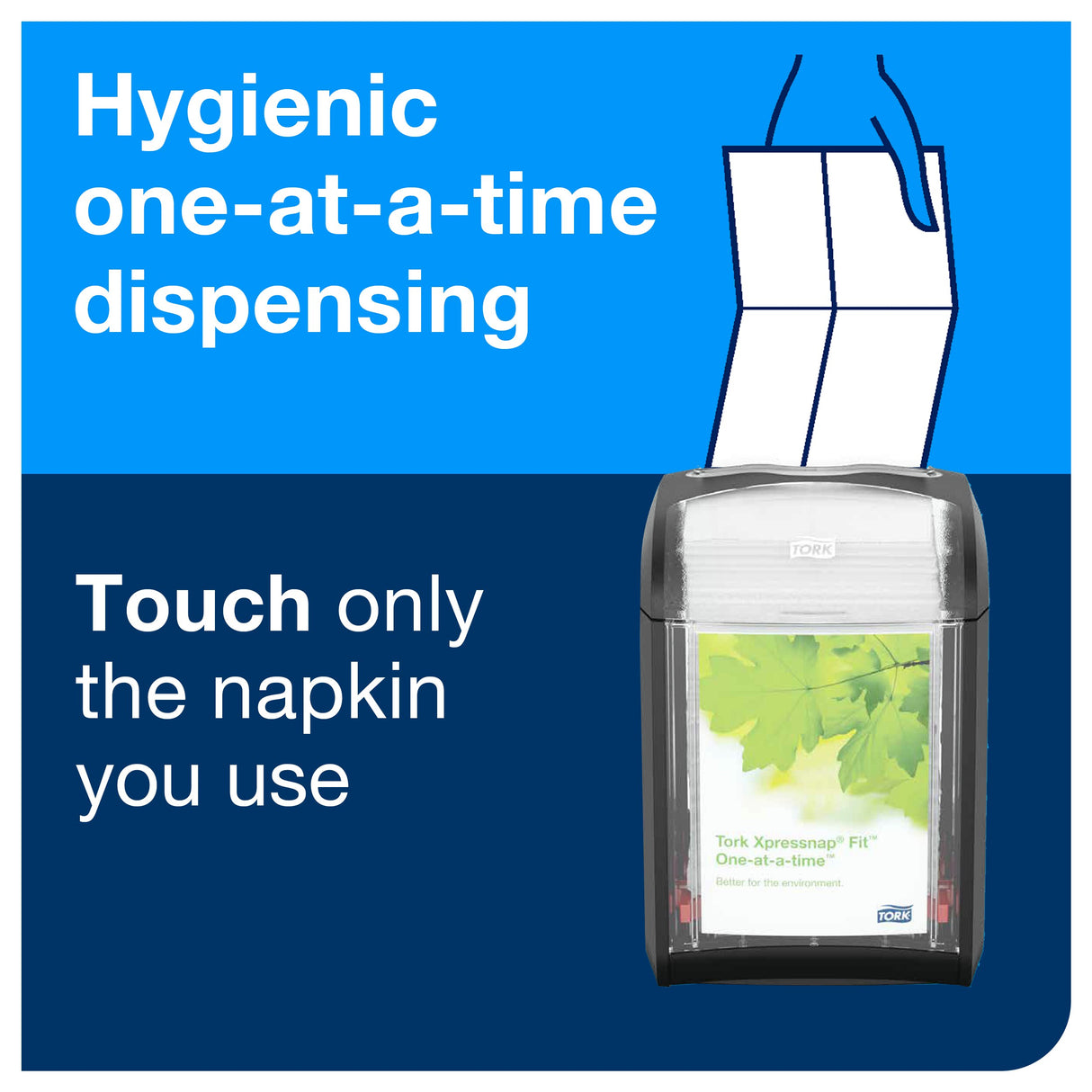 Dispenser, Tabletop Napkin, Xpressnap, Black,4 - 1 EACH