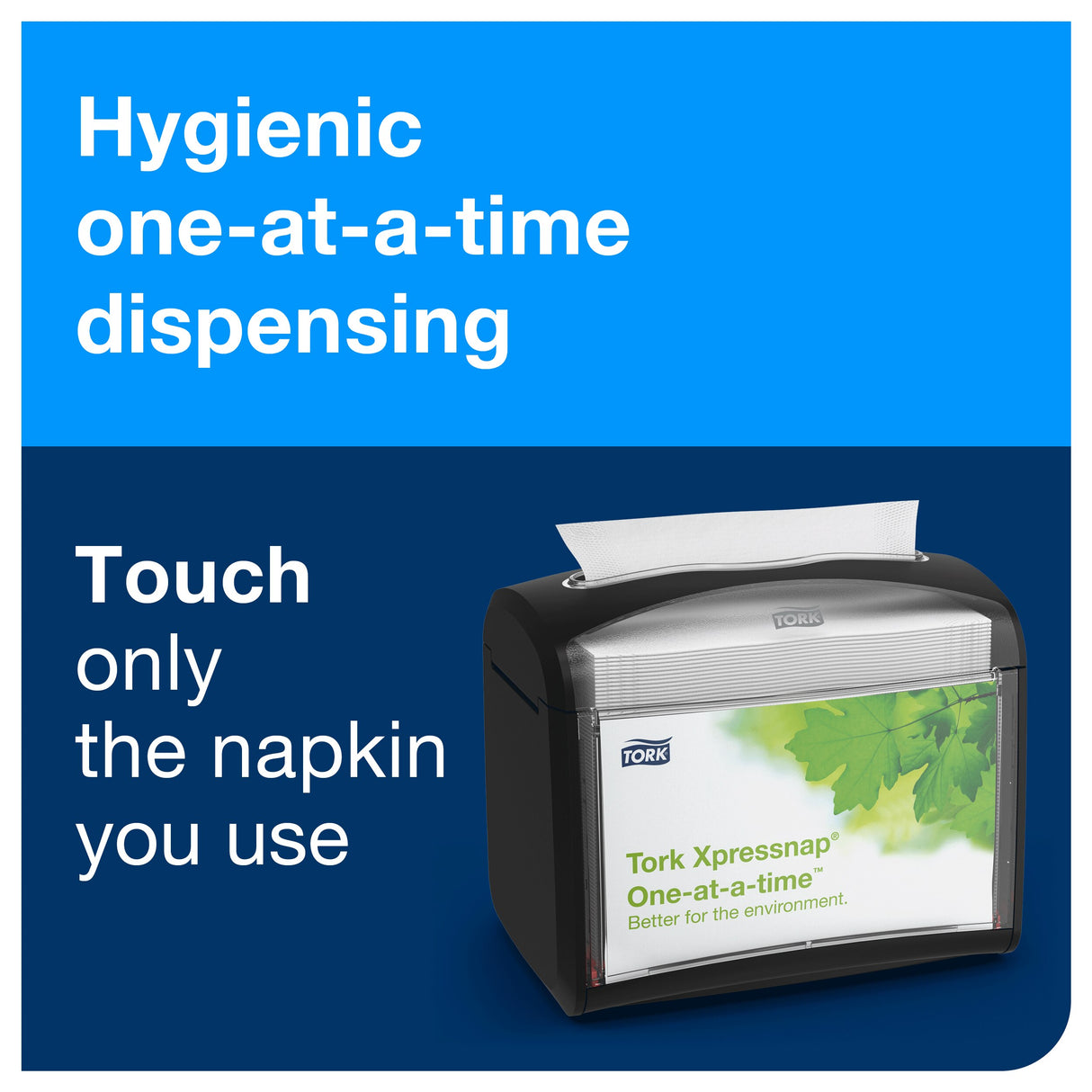 Dispenser, Tabletop Napkin, Xpressnap, Black,1 - 1 EACH