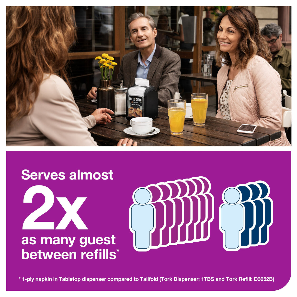 Dispenser, Tabletop Napkin, Xpressnap, Black,4 - 1 EACH