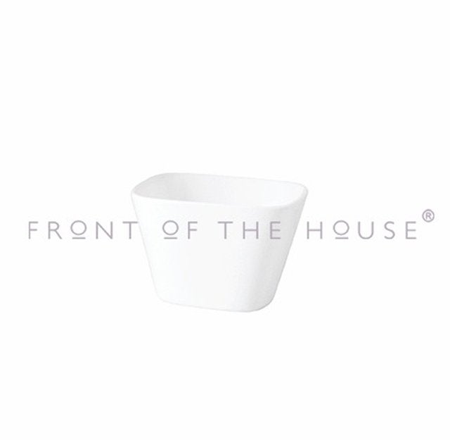 Bowls, Mod, 7 Ounce, 3.5 x 3.5 Inch, White, Square,1 - 12 COUNT