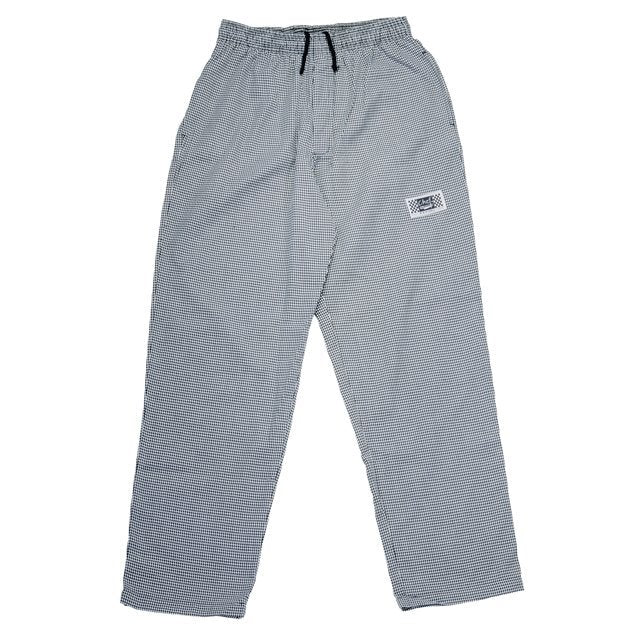 Pants, Chef, Houndstooth, 4X-Large, Poly/Cotton Blend, EZ-Fit,1 - 1 EACH