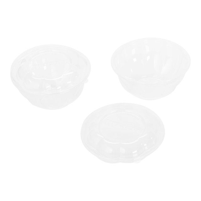 Bowls, Salad, 32 Ounce, Clear, with Lid,3 - 50 COUNT