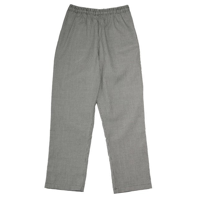 Pants, Chef, Houndstooth, 2X-Large, Poly/Cotton Blend, Baggy,1 - 1 EACH