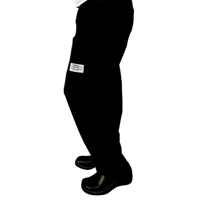 Pants, Chef, Cargo, Ladies, Black, Large, Poly/Cotton Blend,1 - 1 EACH