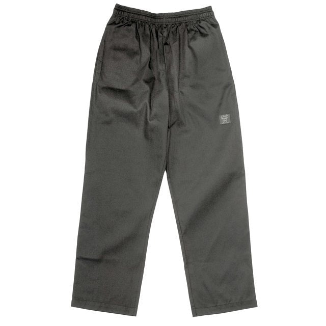 Pants, Chef, Black, 3X-Large, Poly/Cotton Blend, Baggy,1 - 1 EACH