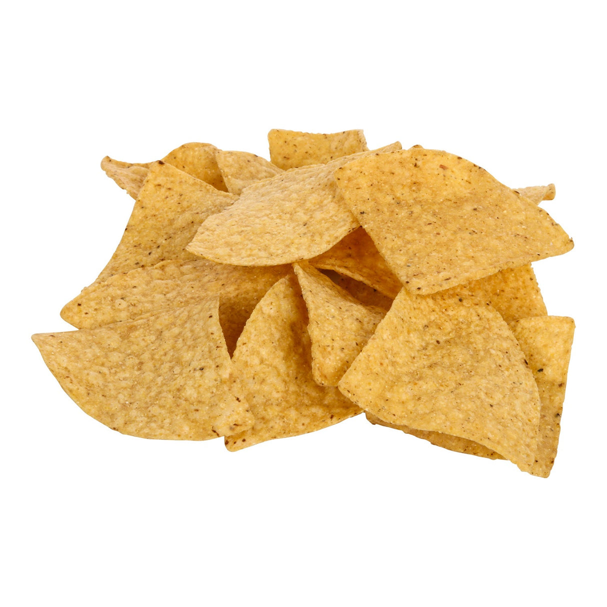 Chips, Tortilla, Fried, Yellow, Triangle, Shelf-Stable, Bulk,6 - 2 POUND