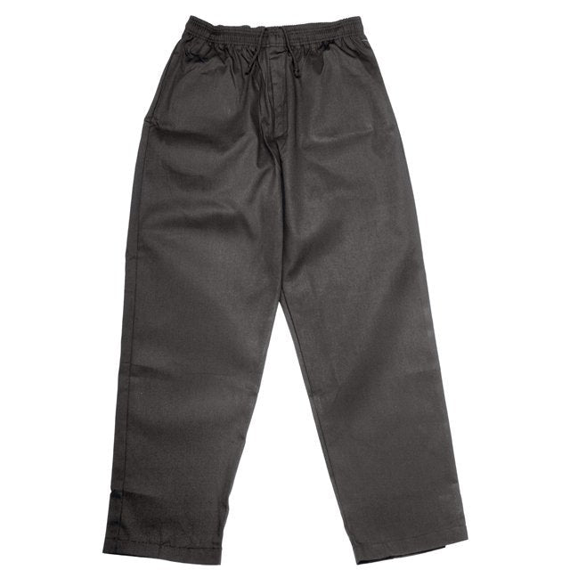 Pants, Chef, EZ-Fit, Black, Extra Small, Poly/Cotton Blend,1 - 1 EACH