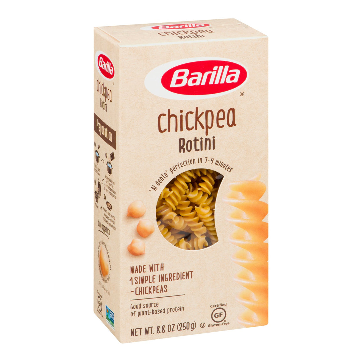 Pasta, Rotini, Chickpea,10 - 8.8 OUNCE