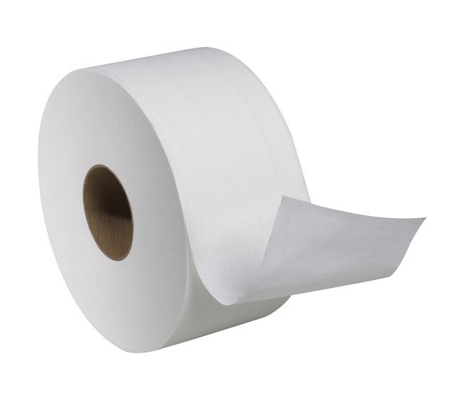 Toilet Tissue, Mini-Jumbo Roll, 2-Ply, White,12 - 751 COUNT
