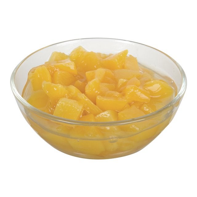 Peaches, Diced, in Juice, #10,6 - 105 OUNCE