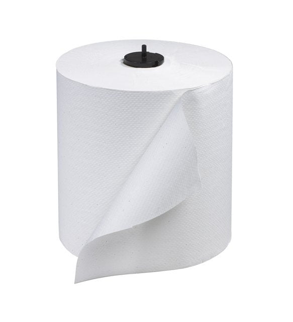 Towels, Roll, 1-Ply, White, 7.7 Inch,6 - 900 FOOT