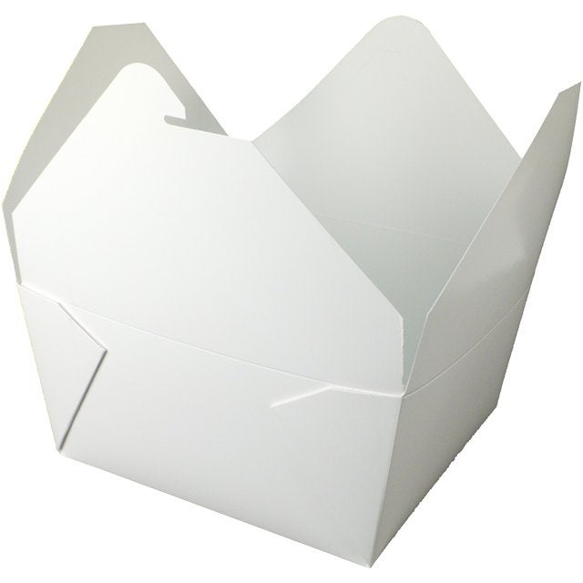 Containers, Food, #7, Paper, White,4 - 25 COUNT