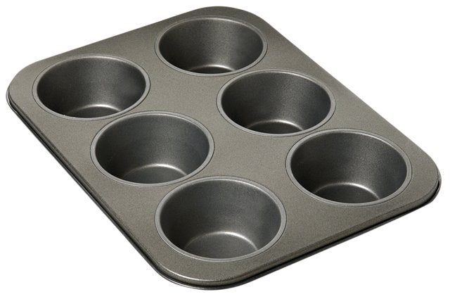 Pans, Jumbo Muffin, 6-Cup, Nonstick, Carbon Steel,1 - 1 EACH