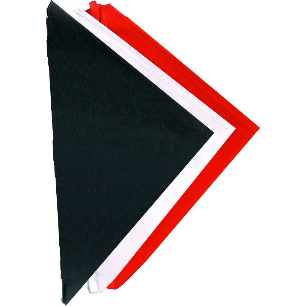 Bandana, White, 38 x 28 Inch, Poly/Cotton Blend,1 - 1 EACH