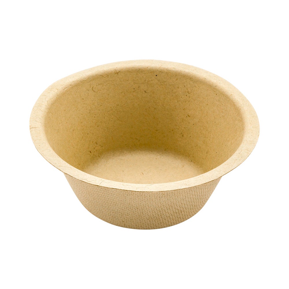 Bowls, Salad, 8 Ounce, Sugarcane, Natural, Round,1 - 100 COUNT