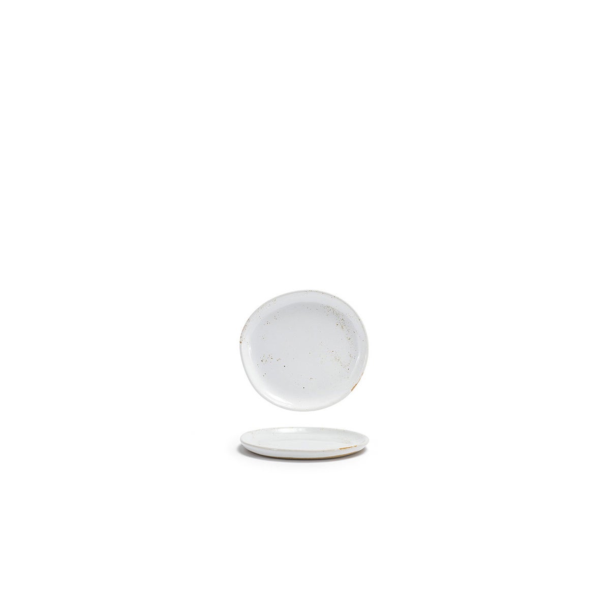 Plates, Porcelain, 6 Inch, Ash, Round,12 - 1 EACH