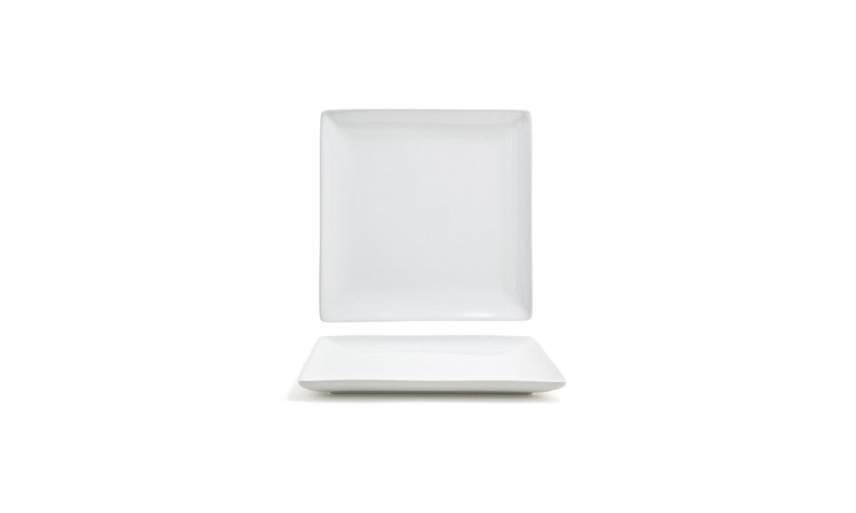 Plates, Mod, 6.5 Inch, White, Square,1 - 12 COUNT