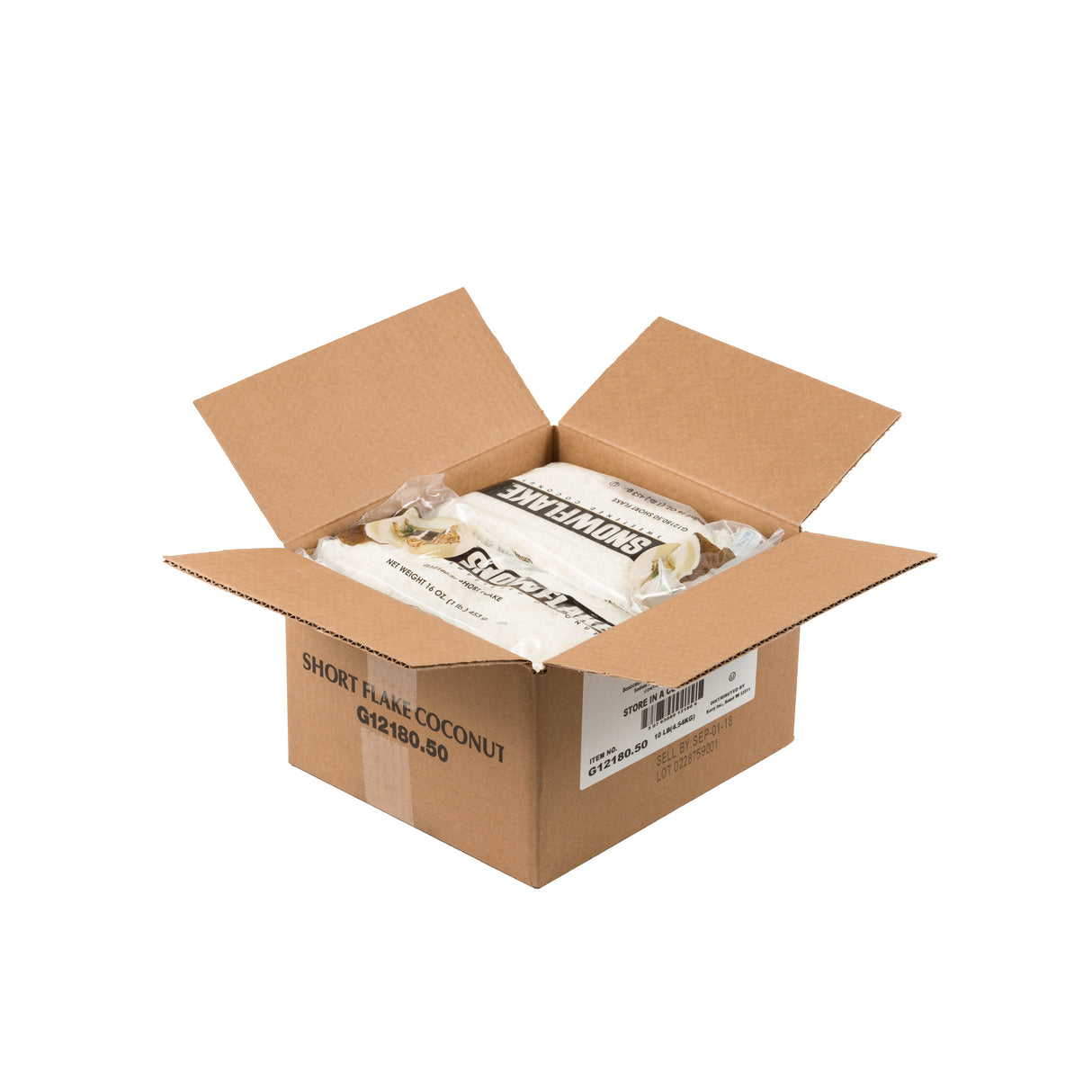 Coconut Flakes, Short, Shelf-Stable,10 - 1 POUND