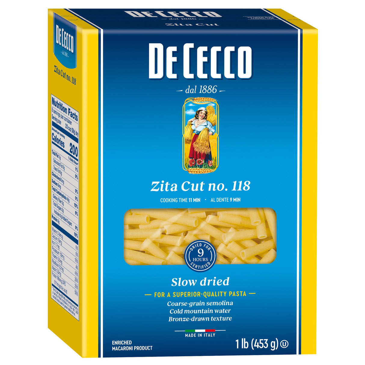 Pasta, Zita Cut,12 - 1 POUND