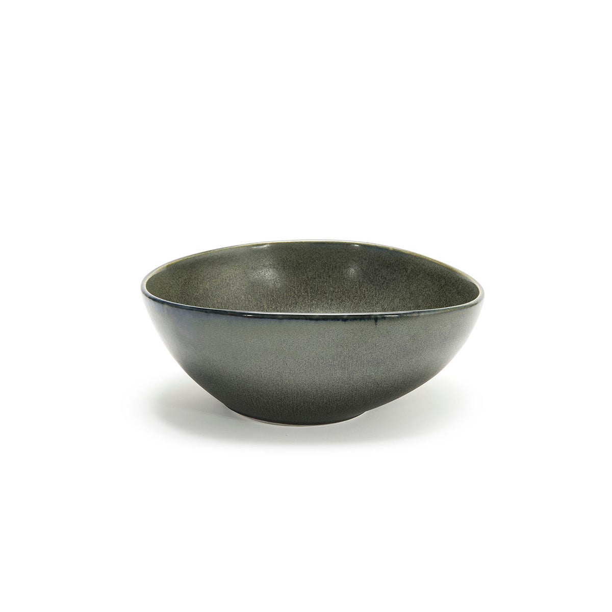 Bowls, Tall, Porcelain, 60 Ounce, 9.5 Inch, Sage, Oval,2 - 1 COUNT