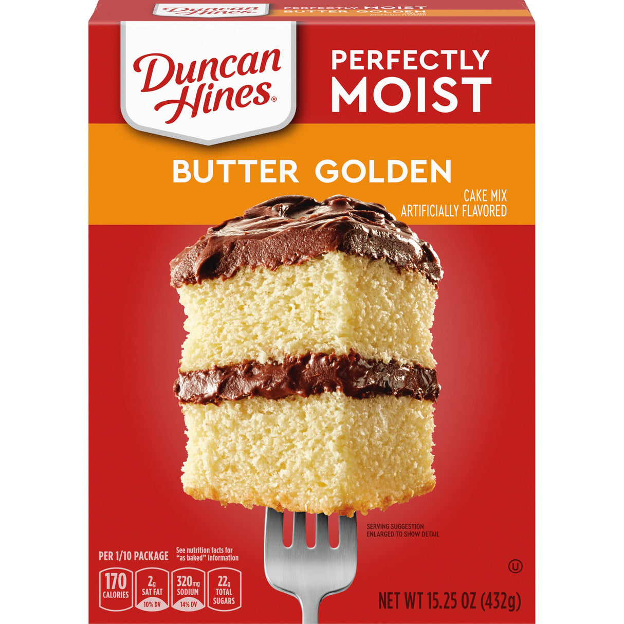 Mix, Cake, Perfectly Moist, Butter Golden,12 - 15.25 OUNCE