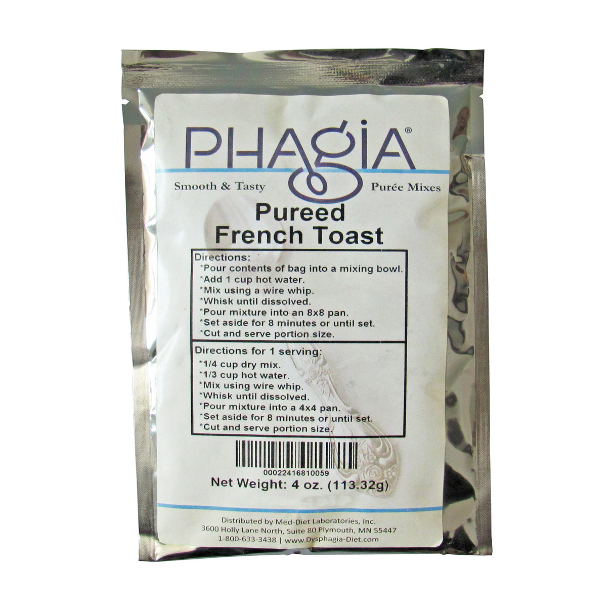 Puree Mix, French Toast,12 - 4 OUNCE