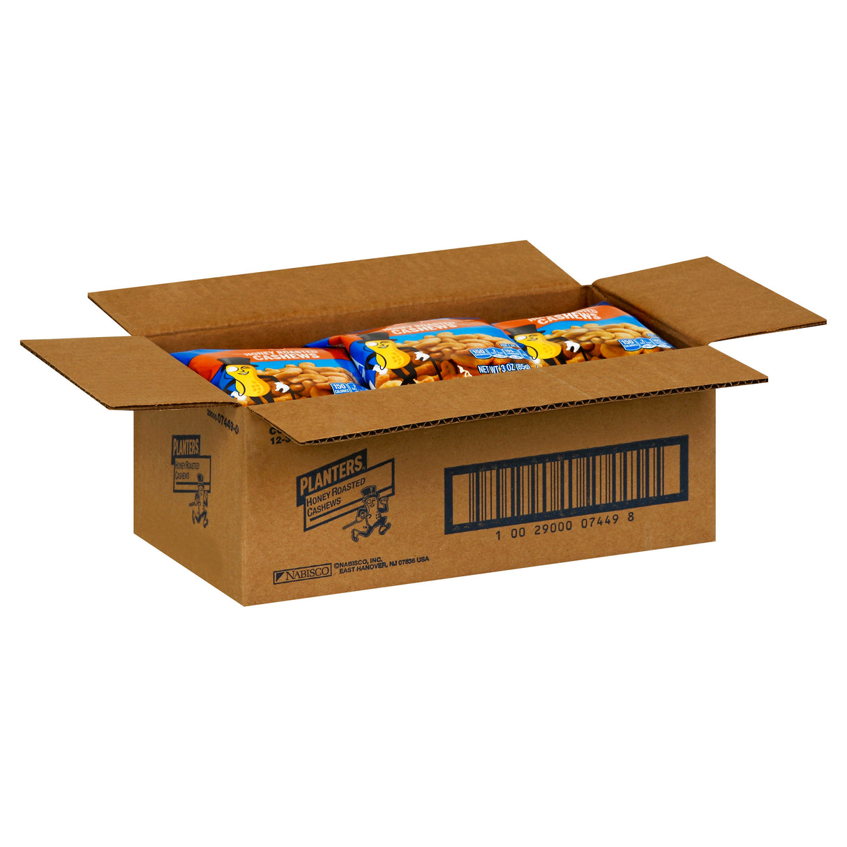 Cashews, Honey Roasted,12 - 85 Gram Avg