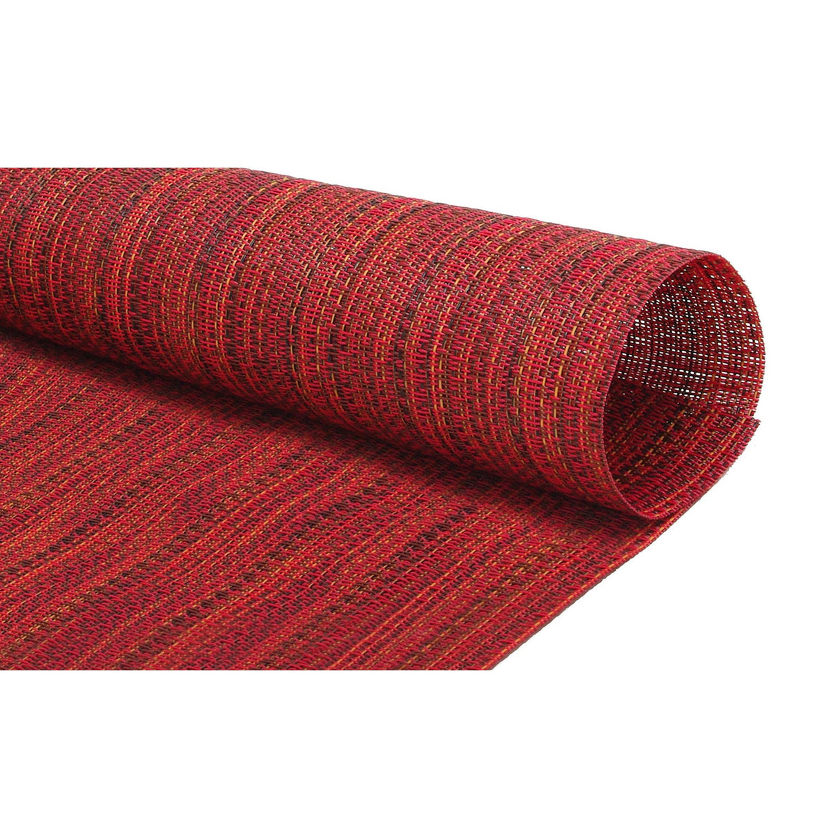 Placemats, Urban, 16 x 12 Inch, Red, Vinyl,12 - 1 EACH