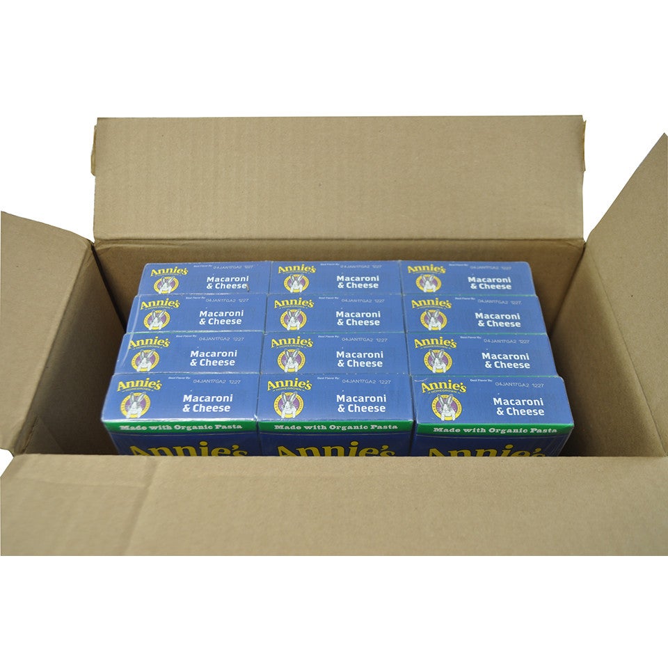 Entree, Macaroni & Cheese, Mild Cheddar, Made with Organic Pasta, Dry,12 - 6 OUNCE