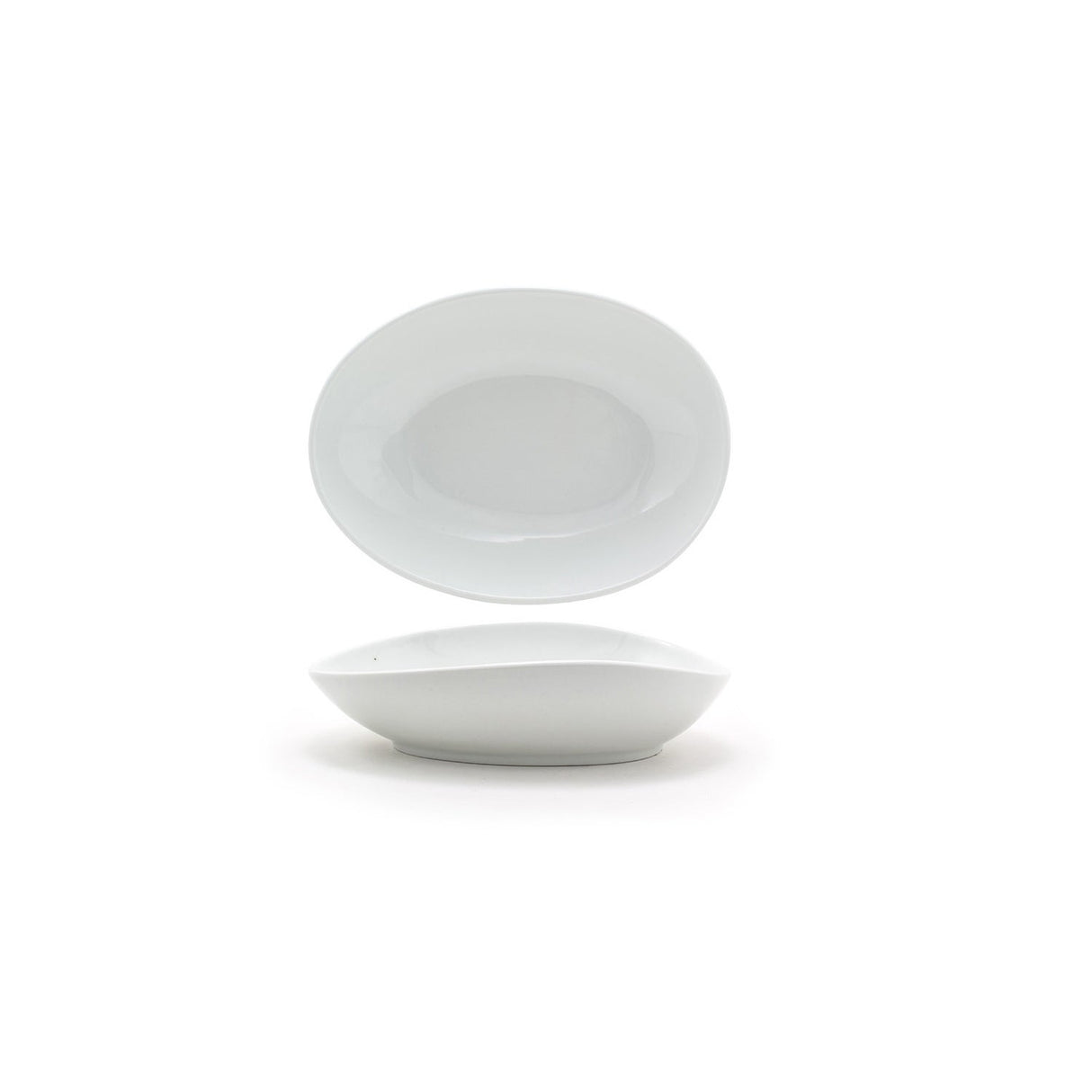 Bowls, Porcelain, 30 Ounce, 10 Inch, White, Oval,4 - 1 COUNT