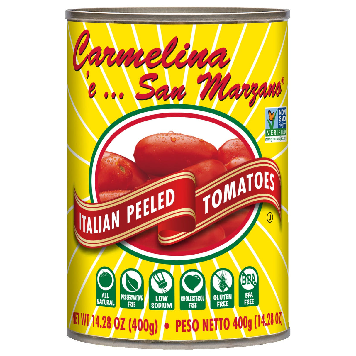 Tomato Puree, Italian, Whole Peeled,12 - 14.28 OUNCE