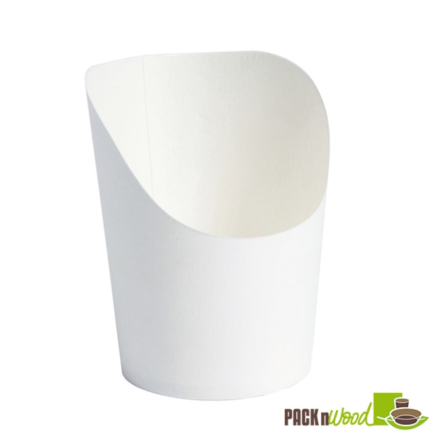 Cups, Mini, 2 Ounce, Paper, White, for Fries & Wraps, 2 Ounce,10 - 50 COUNT