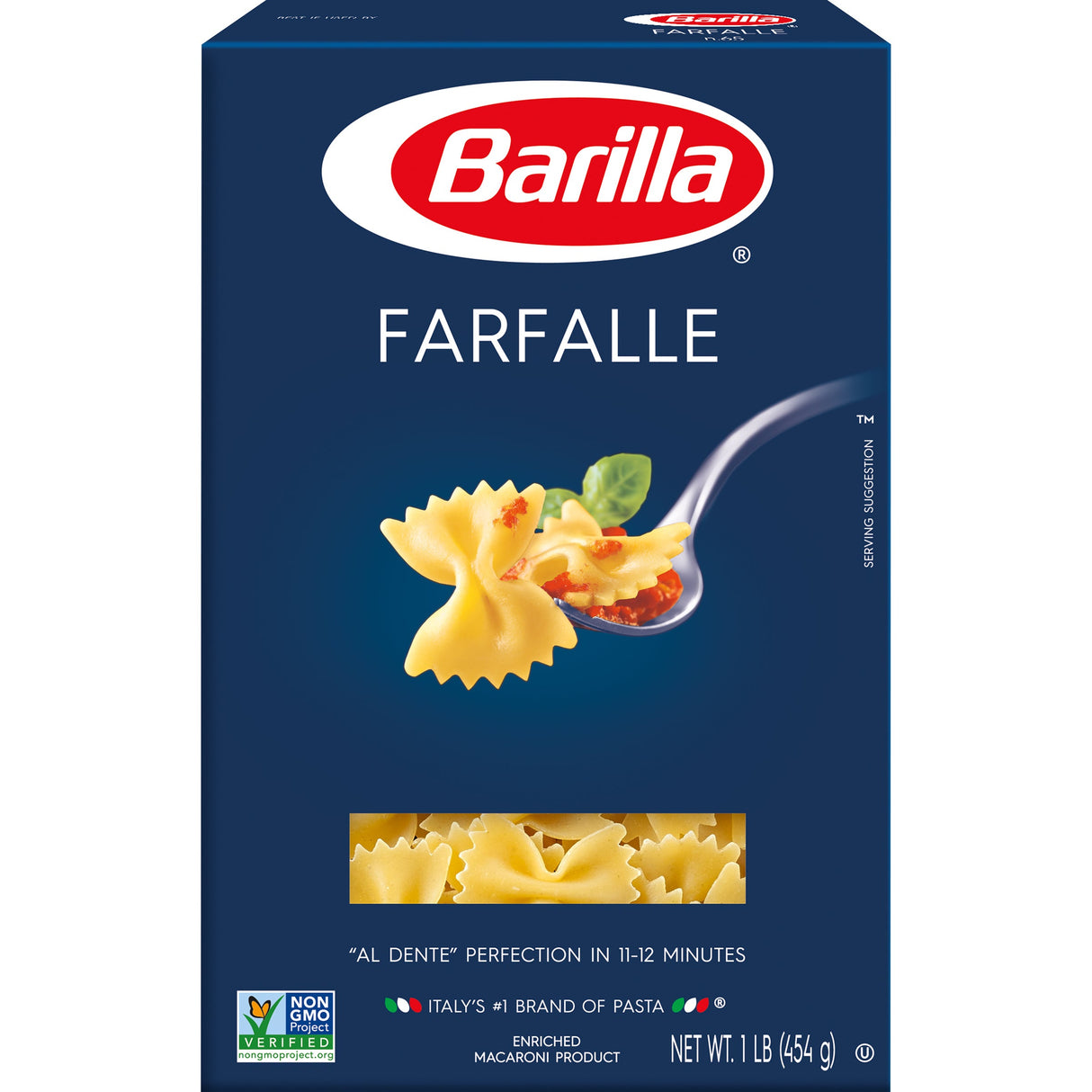 Pasta, Farfalle, Semolina,12 - 16 OUNCE
