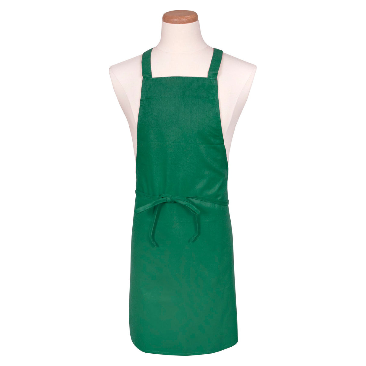 Apron, Bib, Utility, Kelly Green, One Size, Poly/Cotton Blend,1 - 1 EACH
