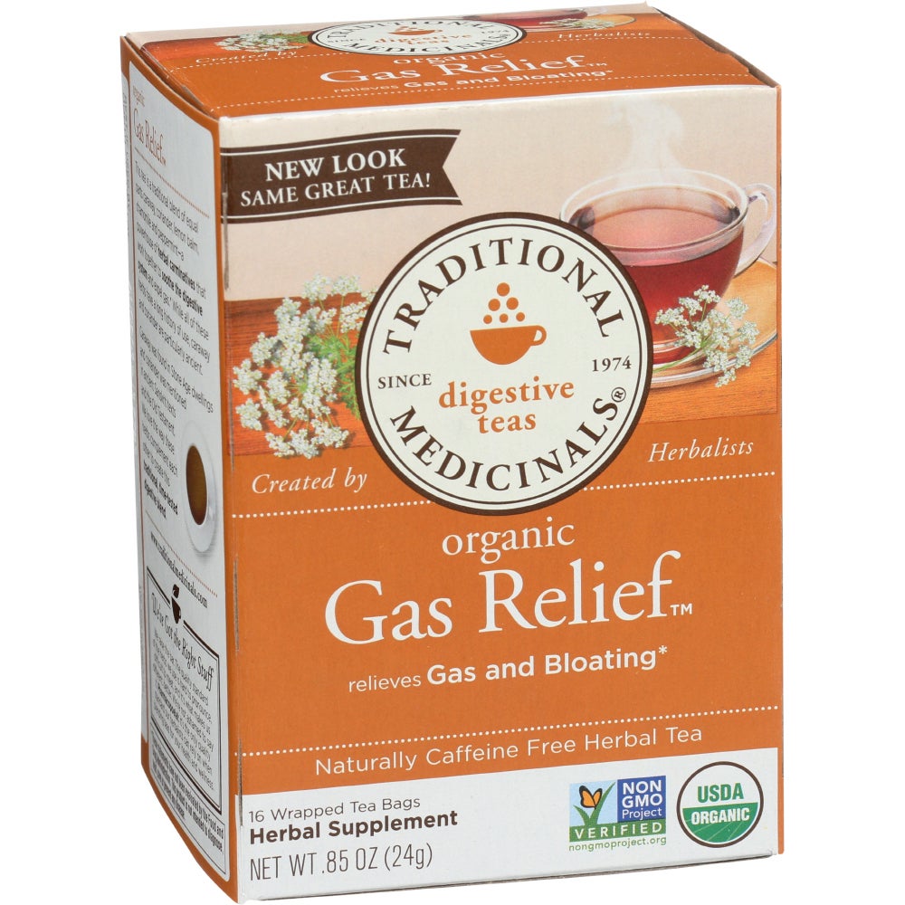 Tea, Gas Relief, Individually Wrapped with String,6 - 16 COUNT