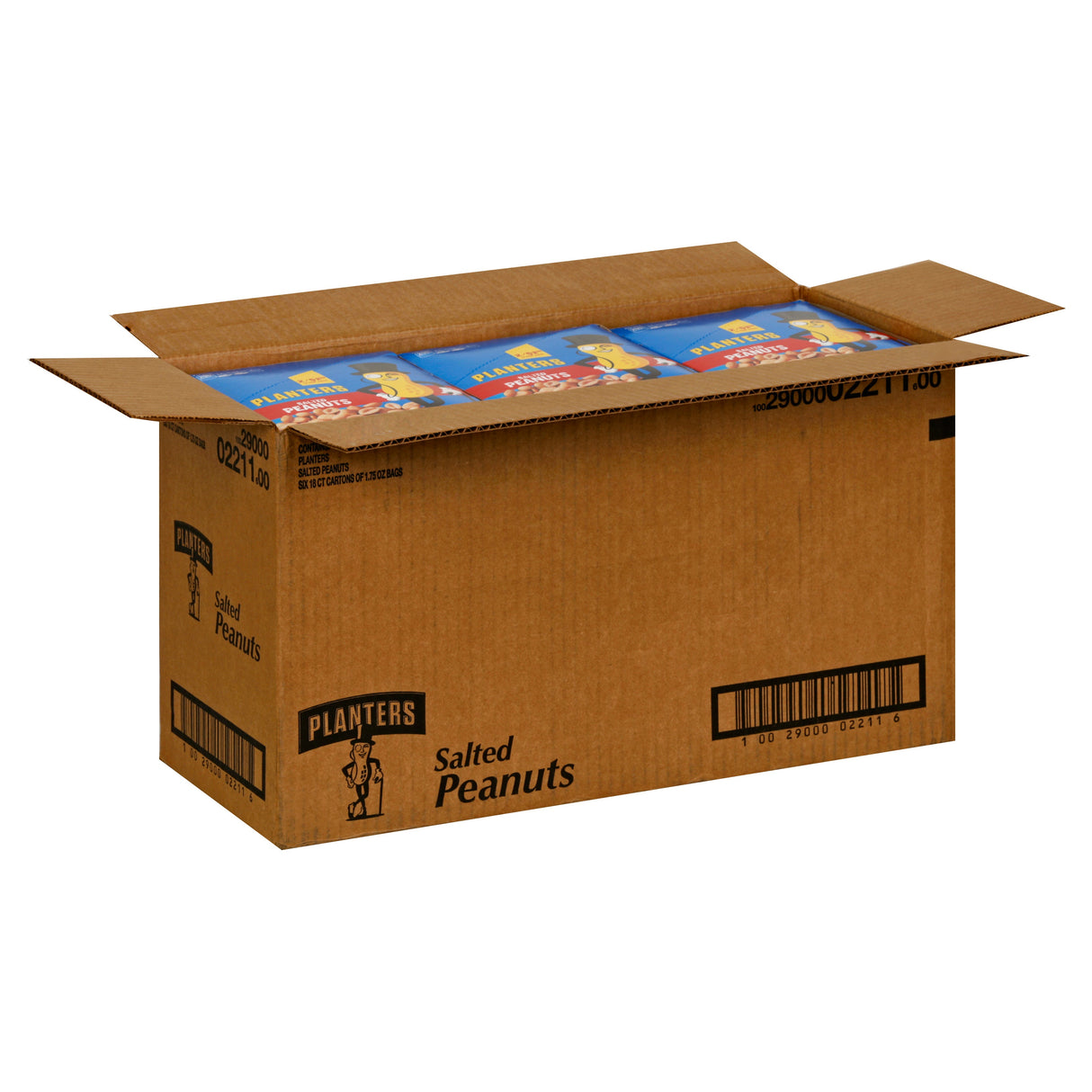 Peanuts, Salted, Single Serve Tube, 1.75 Ounce,6 - 18 COUNT