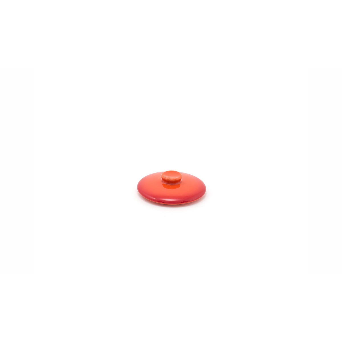 Lids, Ovenware, 7 Ounce, Round, Blood Orange,12 - 1 EACH