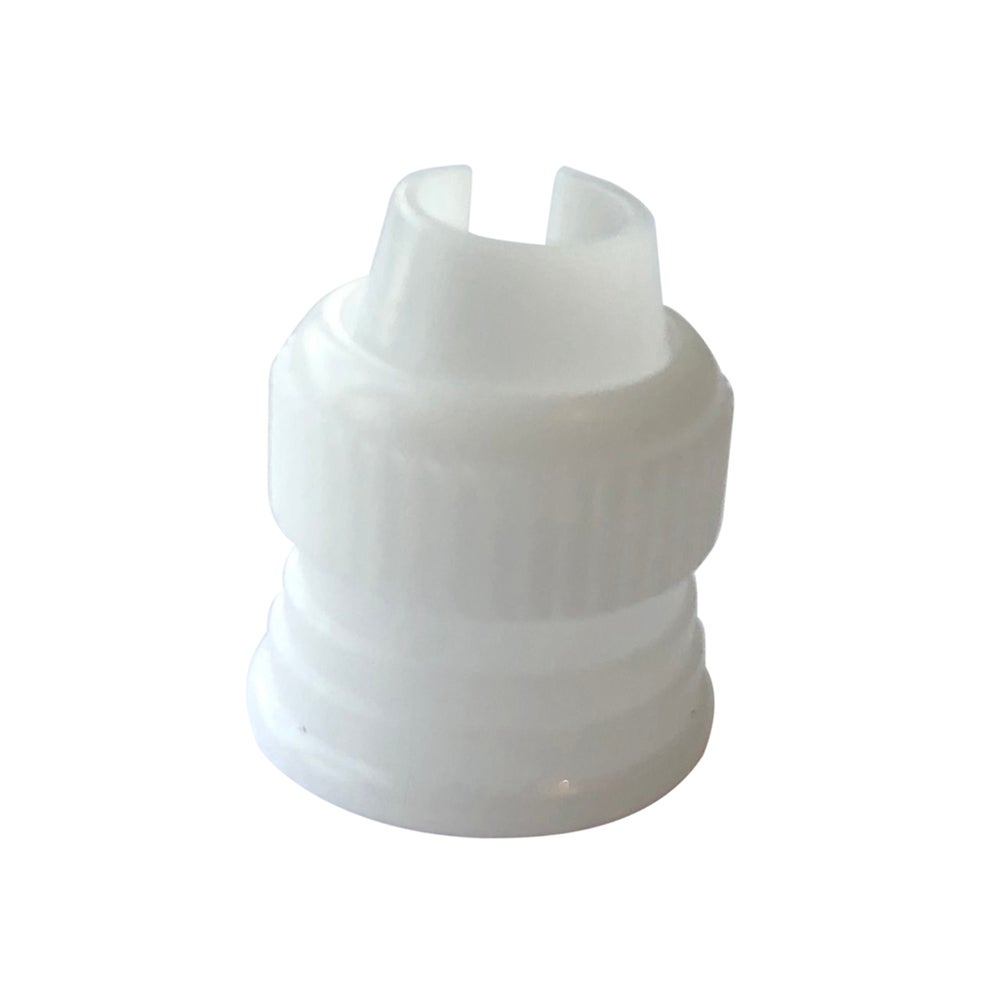 Piping Bag Coupler, 1 x 1 x 1 Inch, White, Plastic,1 - 1 EACH