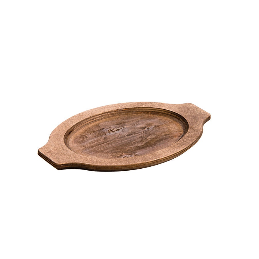 Underliners, Oval, Wood, Grip Style, 13.5 x 9.13 Inch, Walnut Stain, Fits LOSH3,6 - 1 EACH
