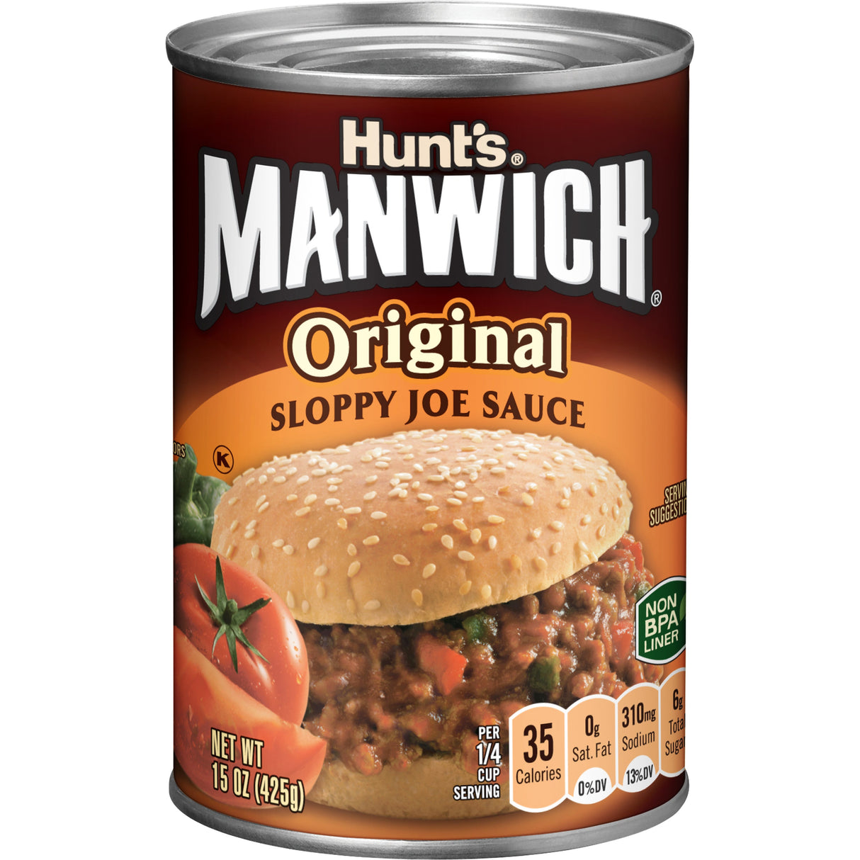 Sauce, Sloppy Joe, Original, Shelf Stable,24 - 15 OUNCE
