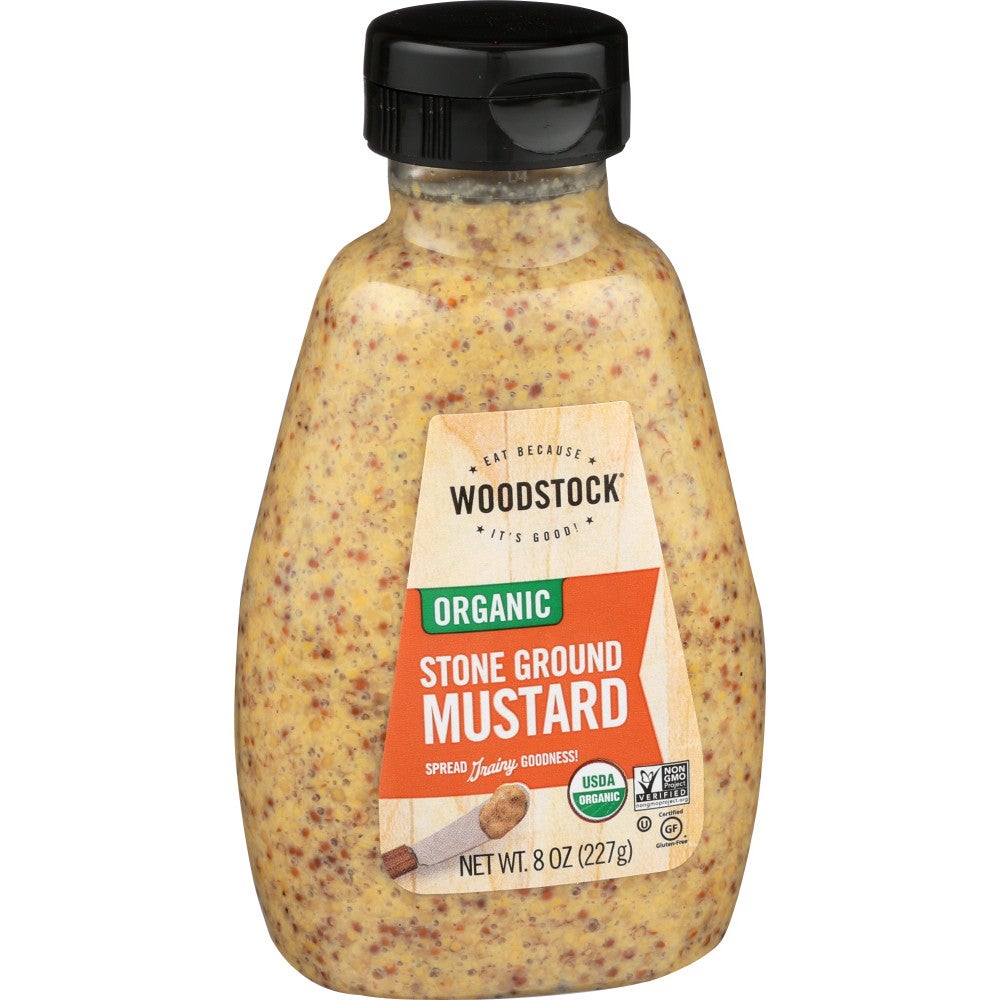 Mustard, Stone Ground, Organic,12 - 8 OUNCE