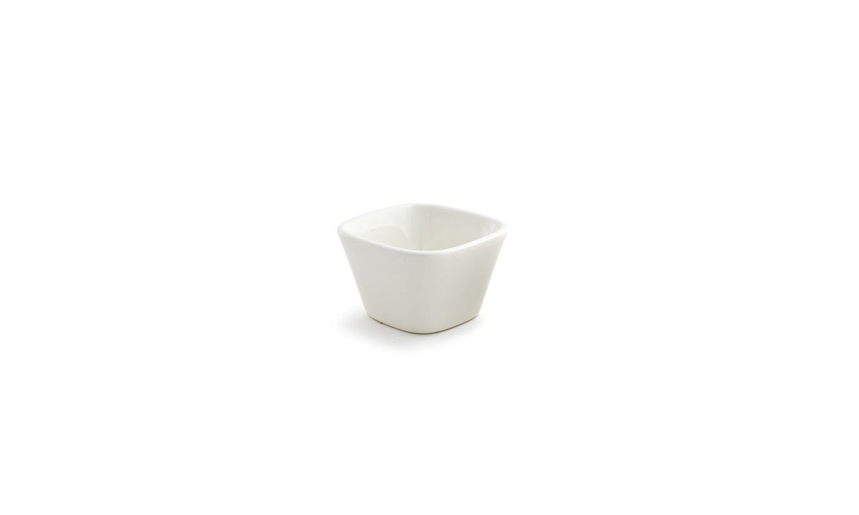 Bowls, Mod, 3.5 Inch, 3.5 x 3.5 Inch, Eurowhite, Square,1 - 12 COUNT