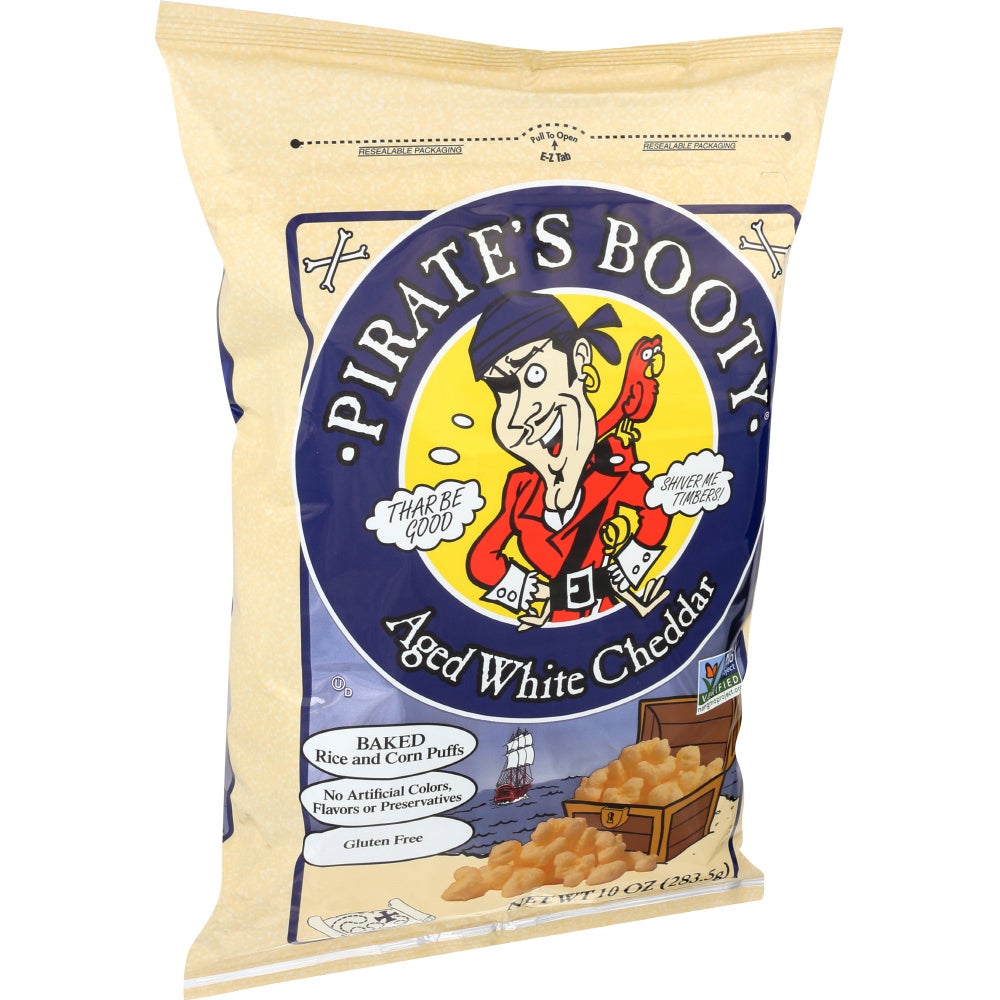 Cheese Puffs, Aged White Cheddar,6 - 10 OUNCE