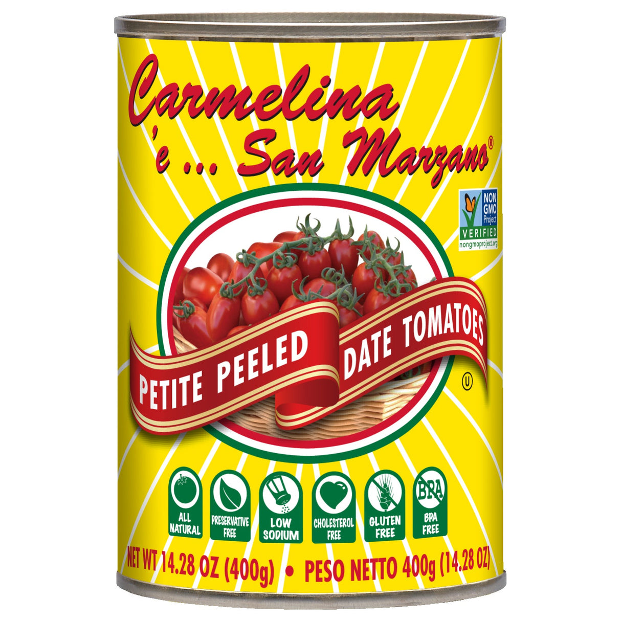 Tomato Puree, Italian Petite Date, Peeled,12 - 14.28 OUNCE