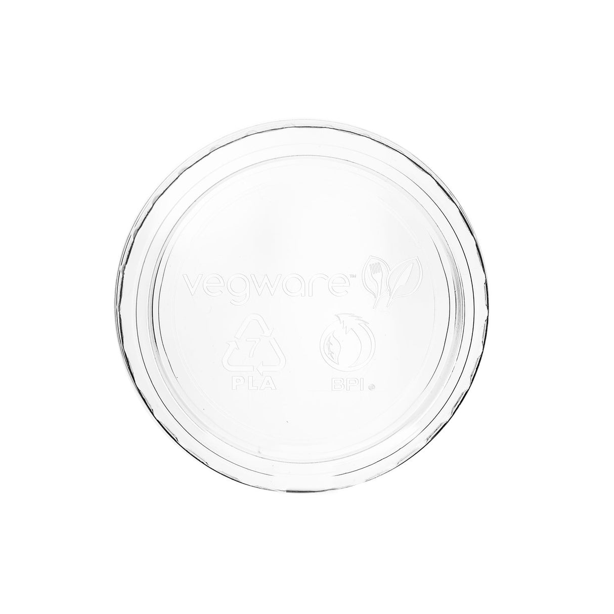 Lids, Plastic, Clear, PLA, Fits 2-4 Ounce Portion Cups,20 - 100 COUNT