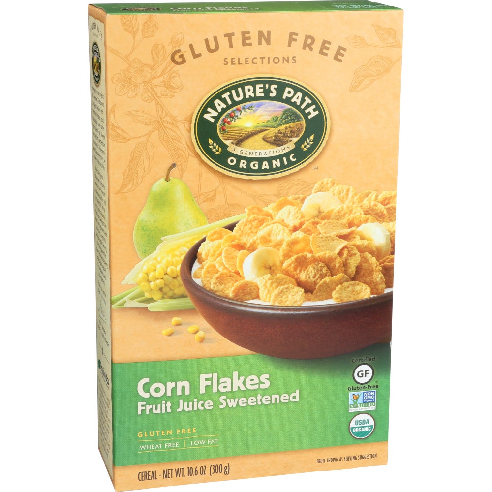 Cereal, Fruit Juice Sweetened, Corn Flakes,12 - 10.6 OUNCE