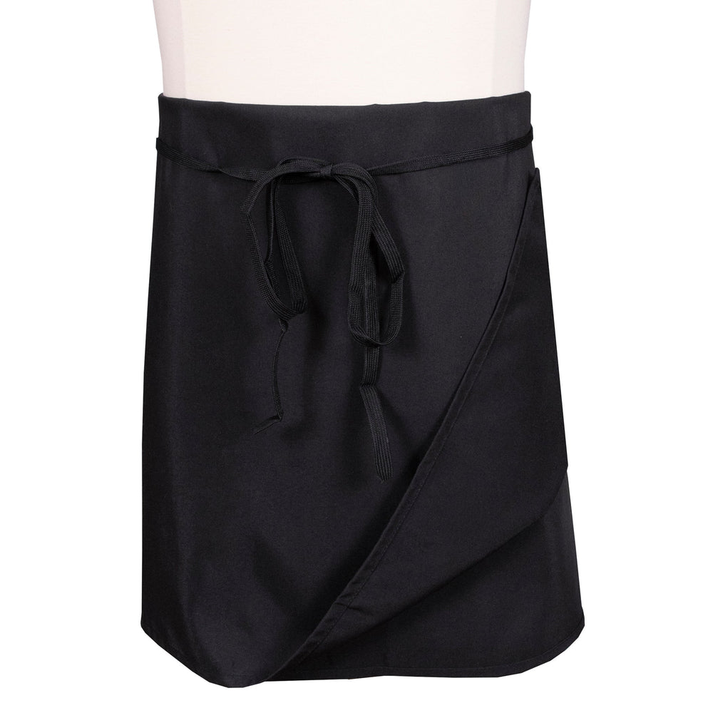 Apron, Waist, Four-Way, Black, One Size, Poly/Cotton Blend,1 - 1 EACH