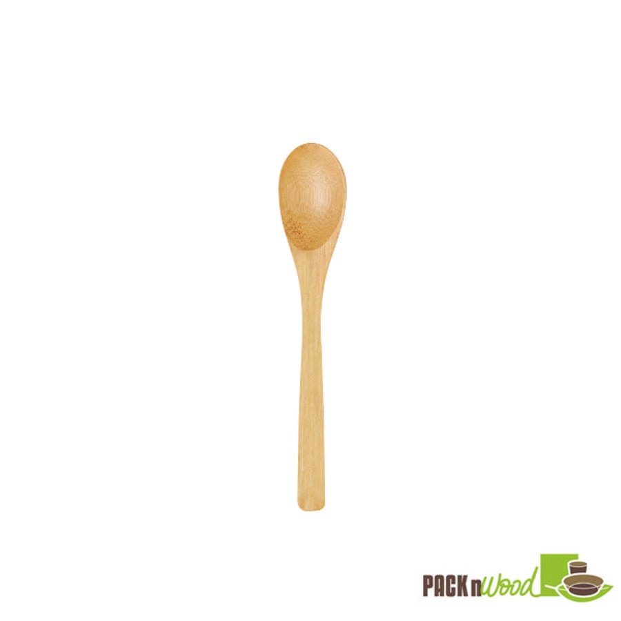 Spoons, Bamboo, Natural, 6.3 Inch, 6.3 Linear Inch,5 - 50 COUNT